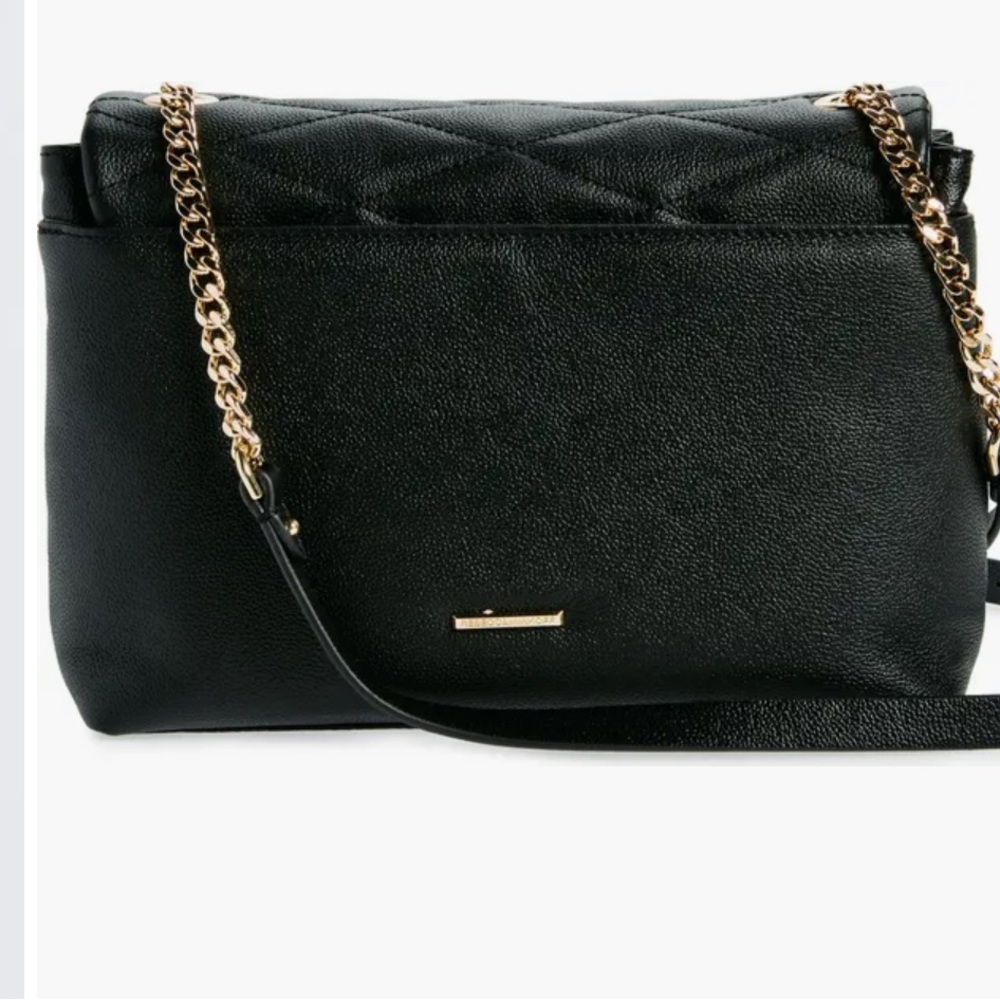 Rebecca Minkoff Black Quilted Leather Shoulder Bag - Picture 3 of 13